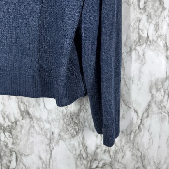 Tricots St Raphael Sweater Mens XXL Quarter Zip Blue Pullover Casual Adult - Picture 5 of 5